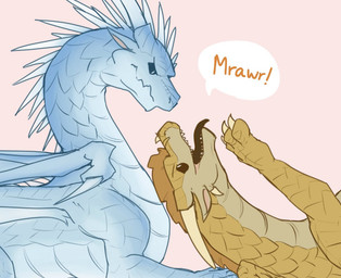 black_sclera black_tongue blue_body blue_scales brown_body brown_scales claws...