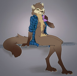 anthro biped bottomless bottomless_anthro bottomless_female breasts chest_tuf...
