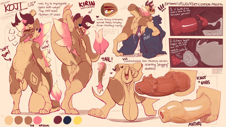 after_sex animal_genitalia anthro anthro_on_anthro anthro_penetrated anthro_p...