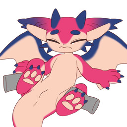 abdominal_bulge anal anal_penetration animal_genitalia anthro anthro_penetrat...