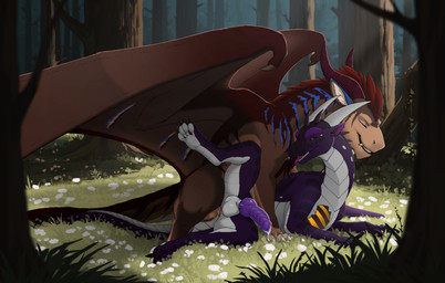 anal anal_penetration balls bodily_fluids claws countershade_torso countersha...