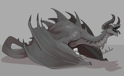 2_horns ambiguous_penetration back_spikes bestiality chin_spikes claws counte...
