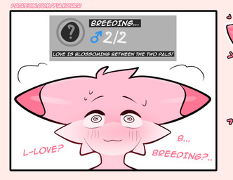 anthro blush cheek_tuft eyebrows facial_tuft fluffy male male/male nervous pi...