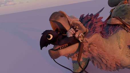 anthro anthro_pred duo feathers feral feral_pred fur larger_feral larger_pred...