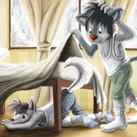 two kids