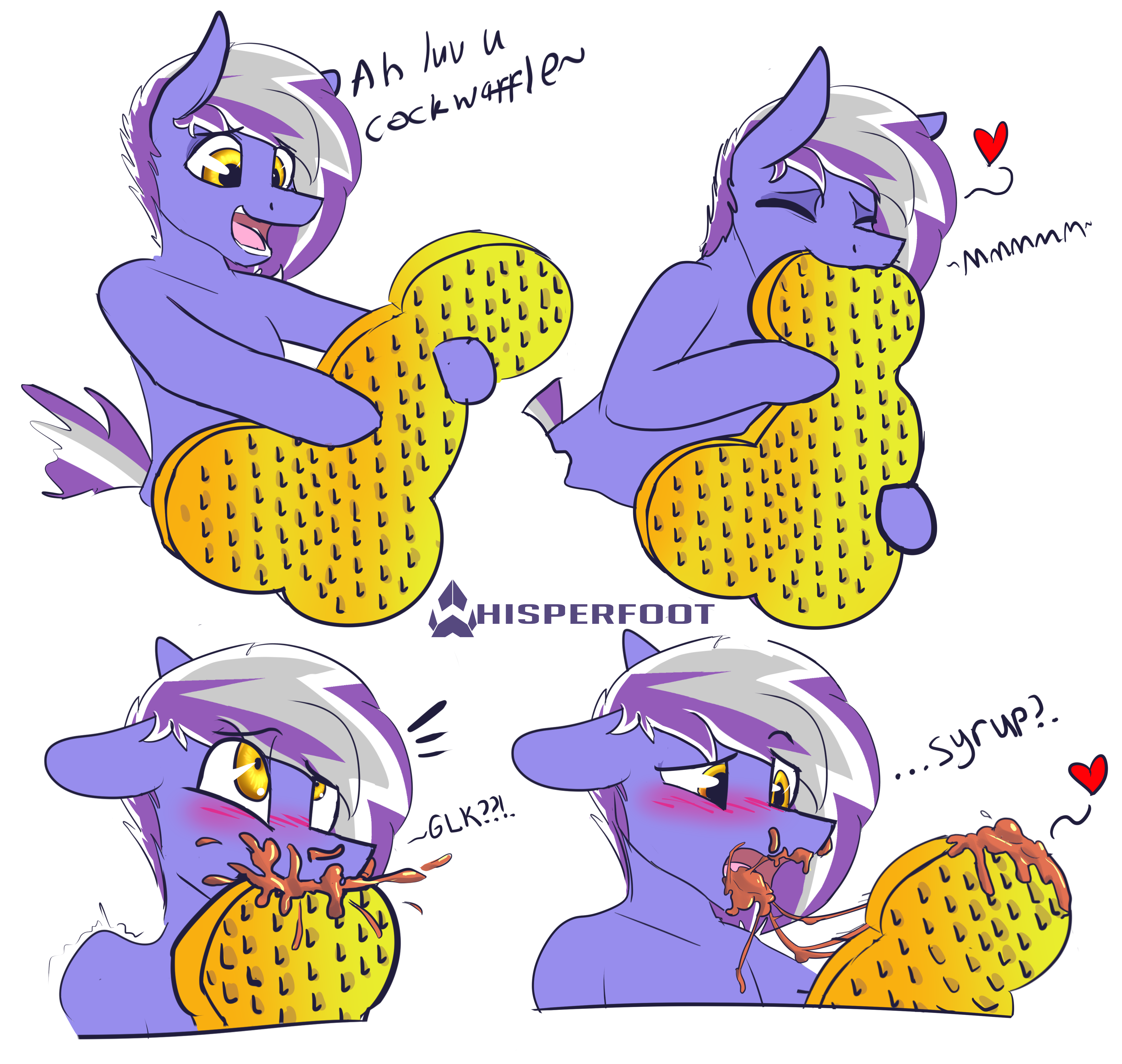 1936697_whisperfoot_1457338_questionable_artist-colon-whisperfoot_oc_oc-colon-berry_frost_ahegao_blushing_cockwaffle_earth_pony_meme_not_a_penis_open_mouth_solo_syrup_tex.png