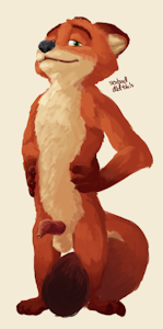nick wilde has an extremely long foreskin and thats canon, part 1