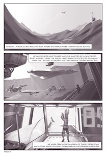 Guardian Page 1 (B/W)