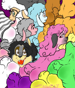 Love all the sheep