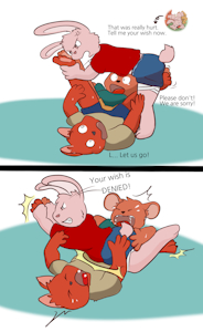 Legs spread revenge