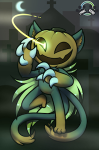 Six the Pumpkin Cat