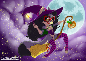 Zoosie the sexy Witch