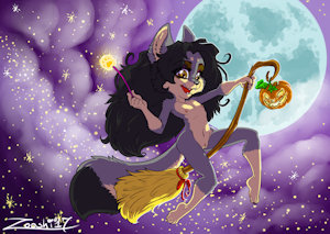 Zoosie the sexy Witch nude
