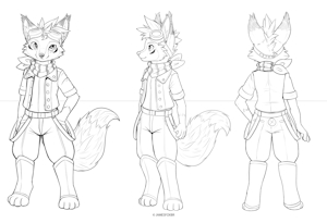 James Character Reference Sheet Turnaround
