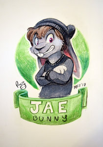 Jae Bunny badge