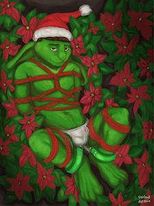 Mischief in the Poinsettia Patch