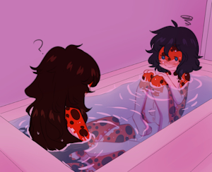 Awkward bath