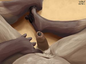 (Comm) Raccoon's Dickpic