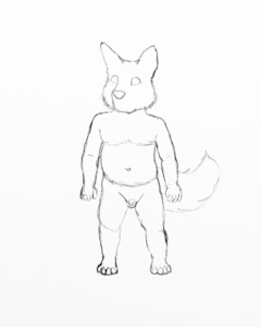 Fox Cub Sketch