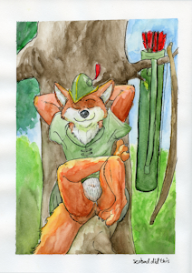 disney’s robin hood wears a jockstrap and that’s canon