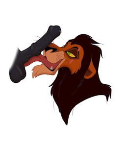 Scar giving head