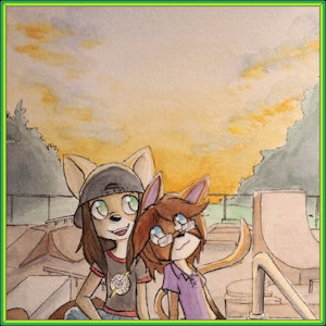 Sun Set over a Skatepark [DimAbelle]