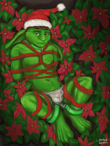 Mischief in the Poinsettia Patch