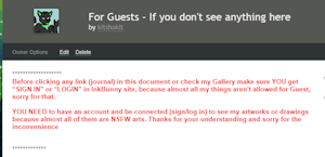 Guest reminder - why you don't see my drawings?
