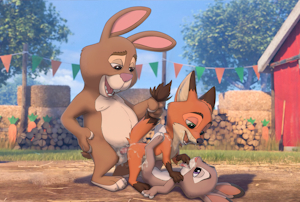 Stu Hopps with cubs Nick and Judy
