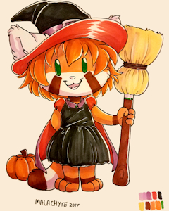 Teeny Witch Panda