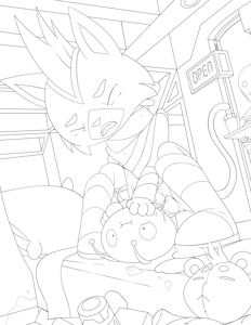 Little Cato had Mooncake