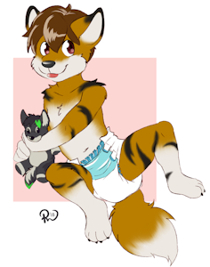 Old picture of toddler Kiddy