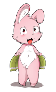 Holding a towel(by KimaCats)