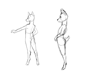 Deer Boy Sketches