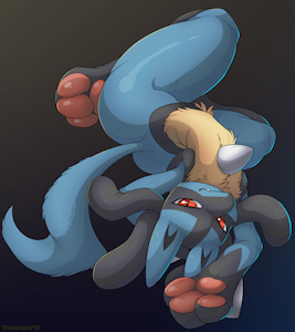 Lucario Laying