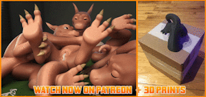 New animation up on Patreon! + 3D prints!