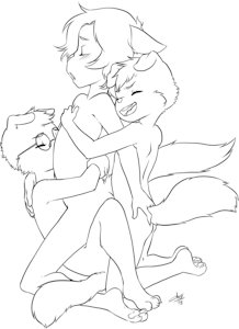 "Fun with the babysitter!"