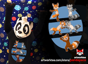 Fusion (Fox + Raccoon = Red Panda) T-shirt