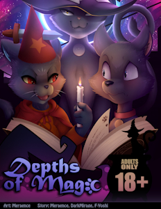 (Comic) Depths of Magic Cover (Art and Cover by Meraence)