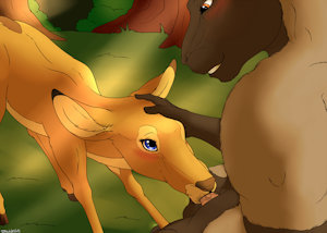 YCH: Blue eyed doe