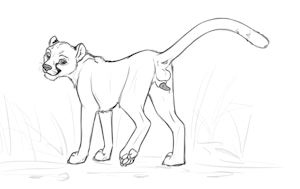 YCH auction: any feline type character