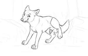 YCH auction: any canine type character