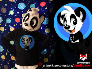 It is Paco, but on a t-shirt!