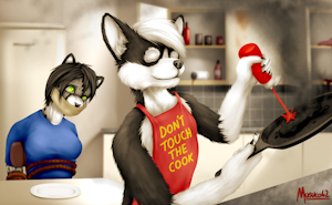 Wolfy The Chef (art)