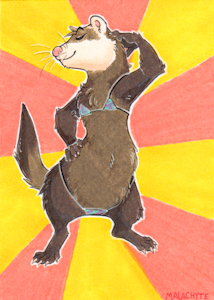 [ATC] Bikini Ferret
