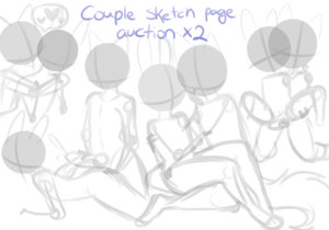 Couple sketch page 2 slot auction:closed