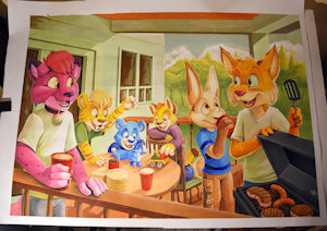 Barbeque brunch