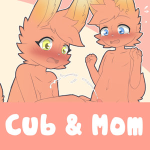 Shower time with mom