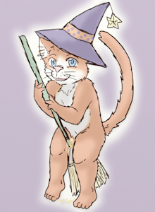 Skyclad Kitten
