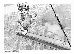 NSFW #Inktober2018 Day 28: Dancing in the Sky